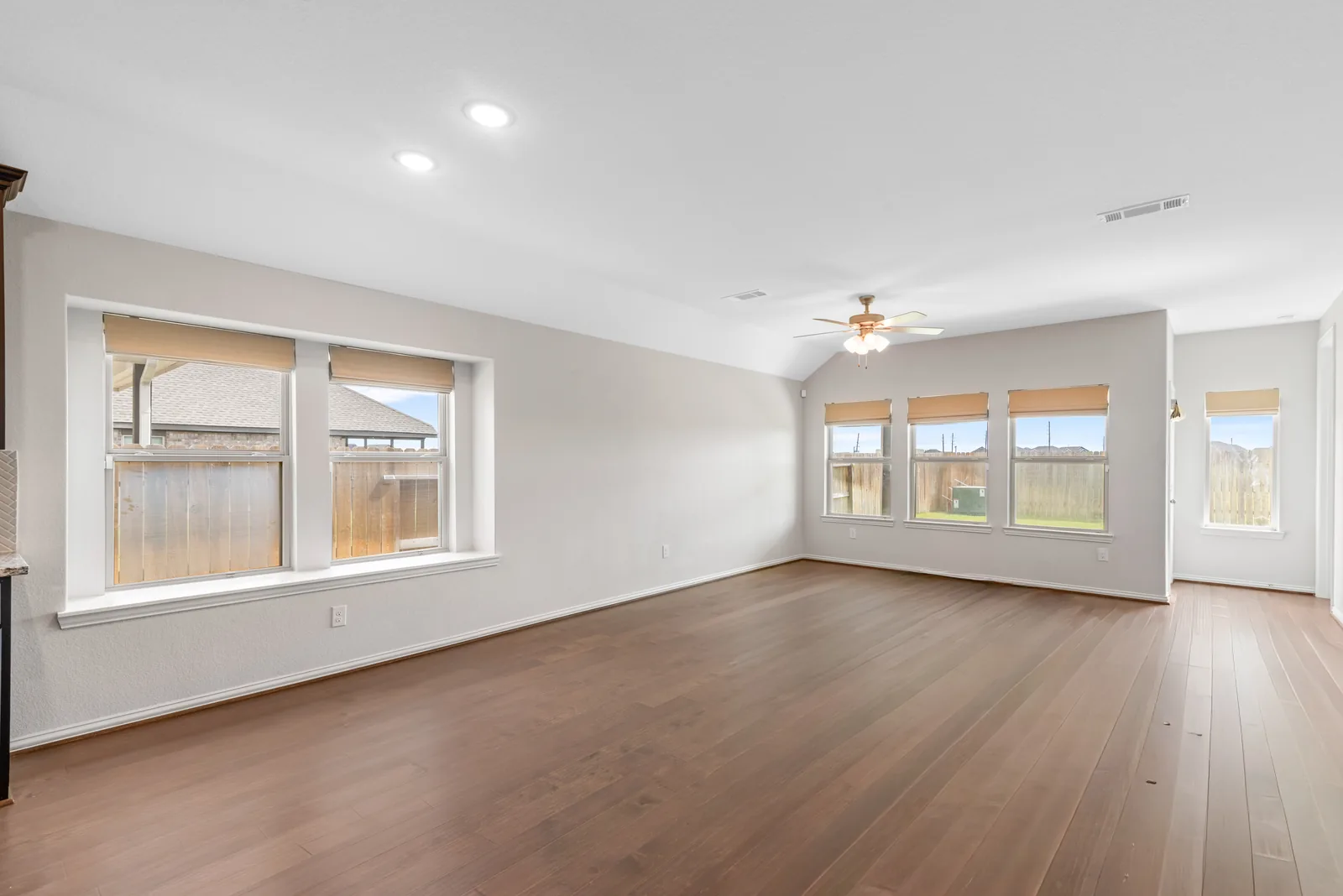 Family room, original listing photo